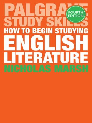 How to Begin Studying English Literature - ebook